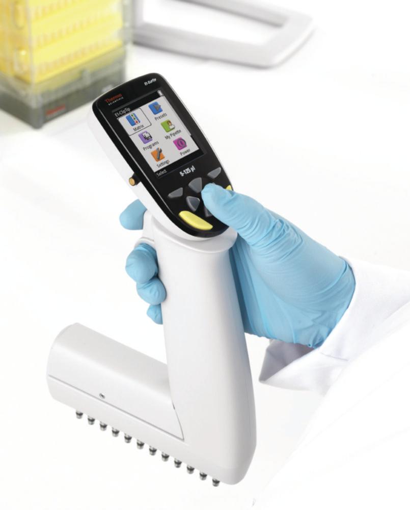 Thermo Scientific E1-ClipTip™ Bluetooth Electronic Multichannel Pipette, 12-Channel, 2–125 µL, 96/384-well Compatible