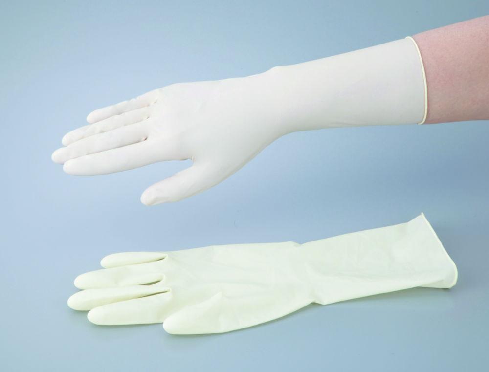 As One ASPURE Latex Gloves, Size M Powder Free, High Grip Type Totally Embossed, Pack of 1000