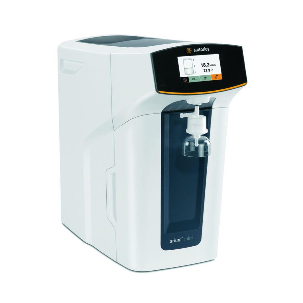 Sartorius arium mini essential UV Ultrapure Water Laboratory Water System, UV Lamp Included, 18.2 MΩ, Type 1 Pure Water, 1L/min