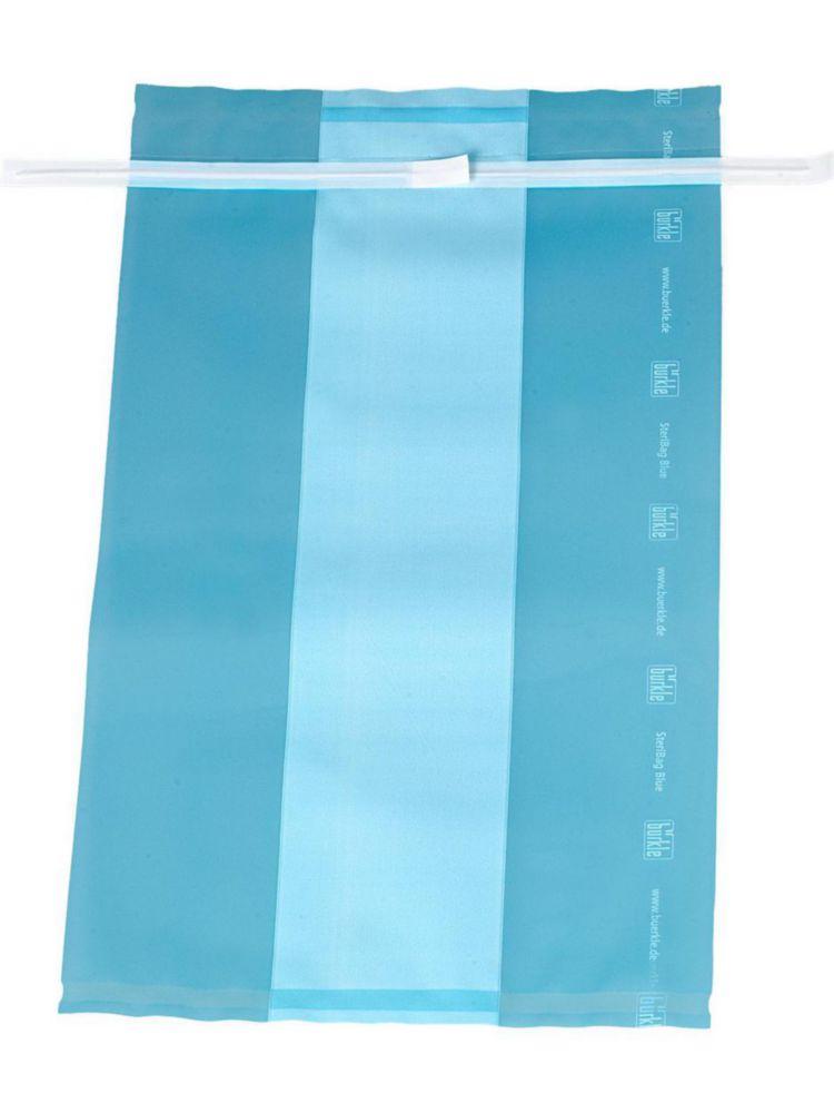 Bürkle SteriBag Sample Bag 1650 ml with Write-On Panel, 178x305 mm, Blue, Sterile, Pack of 250