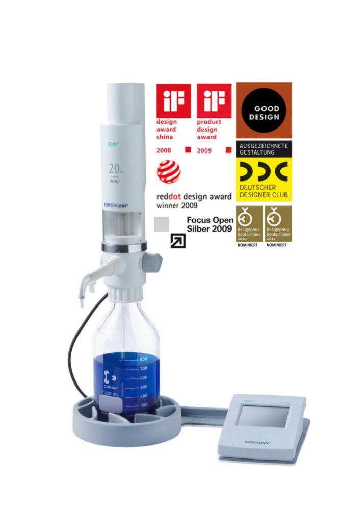 Hirschmann Dispenser Opus Vol. 20 ml, Power Supply with Euro-Plug 230 V