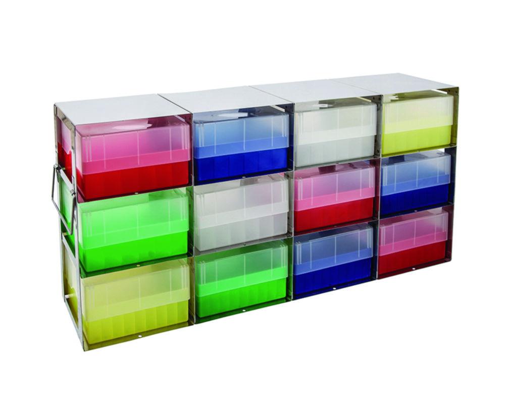 Ratiolab Cryo Rack For Freezer Cabinet, 3x3 Shelves, 424 x 140 x 165 mm

