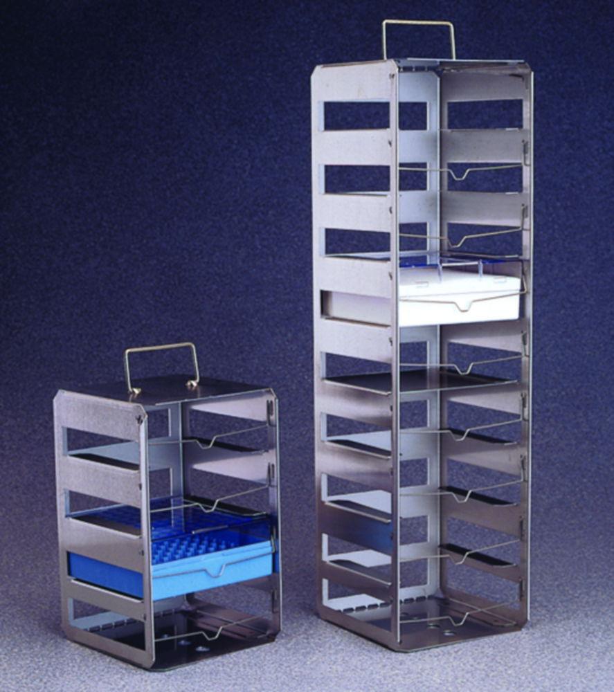 Thermo Nalgene Cryobox Rack Stainless Steel, 9 Shelves