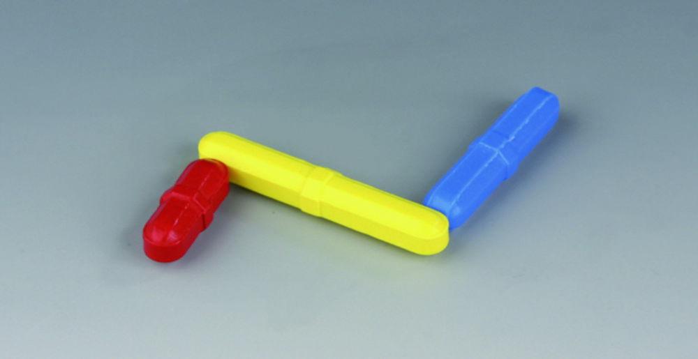 Bohlender Colour Magnetic Stirring Bar 25x8mm Blue, PTFE