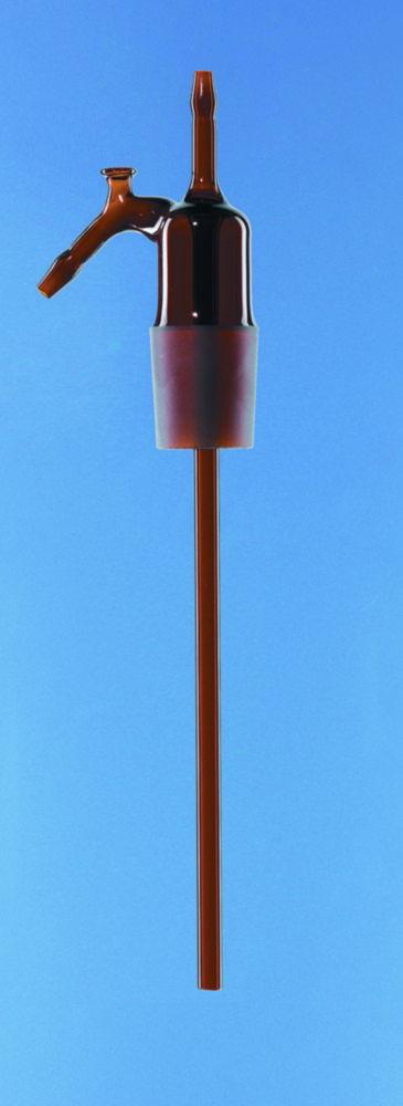 BRAND Pump Head, Reservoir Bottle, Amber Glass