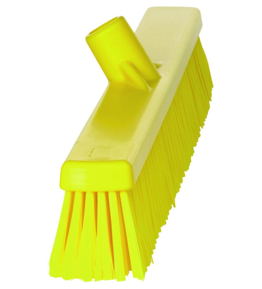 Vikan Broom, 410 mm, Soft/Hard, Yellow

