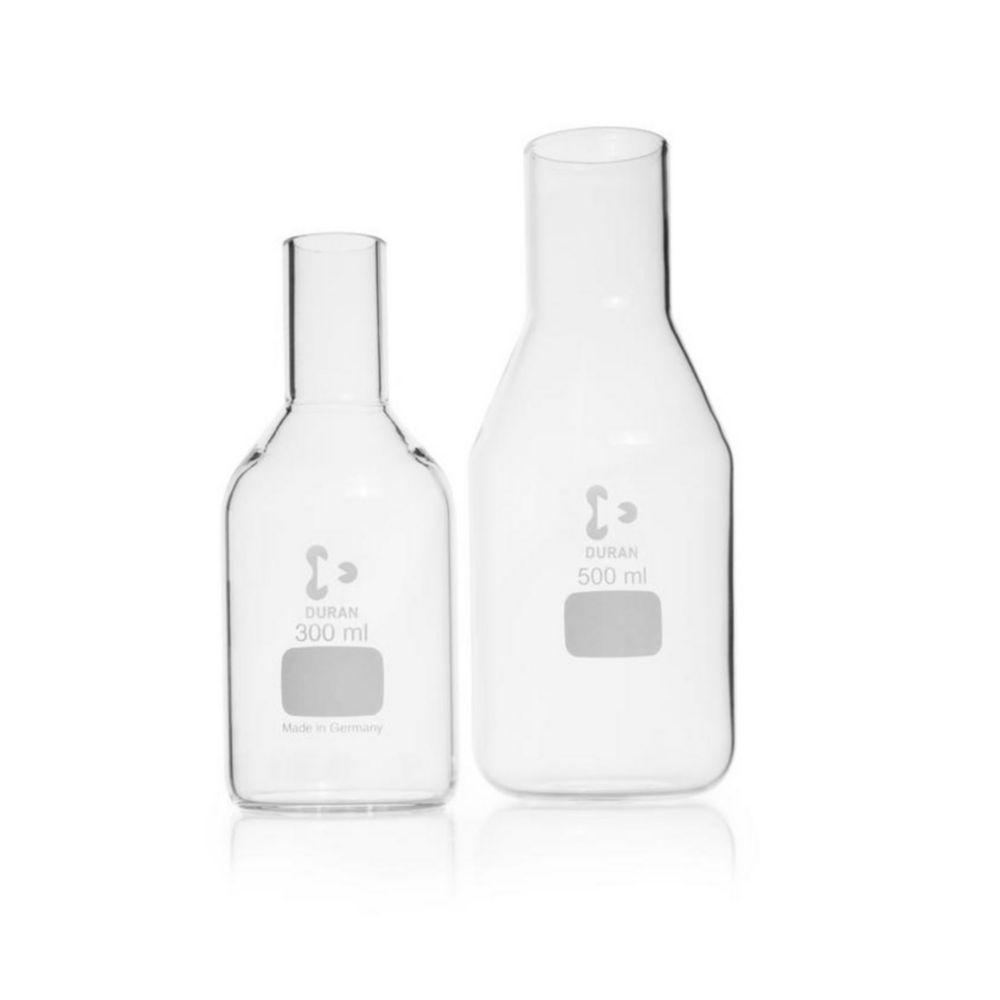 DWK Duran Culture Media Bottle, 1000 mL, with Straight Neck, Neck Dia 46 mm for Glass Caps