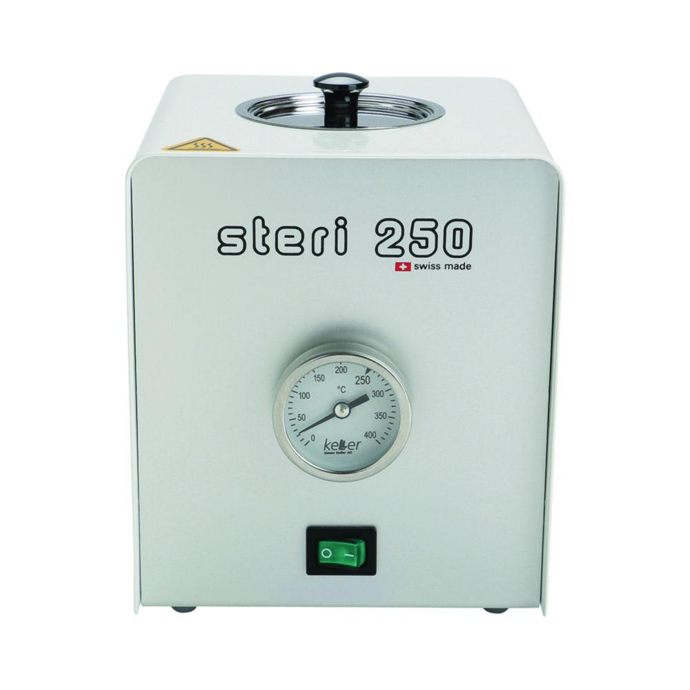 Simon Keller STERI 250 Seconds Sterilizer (150g Glass Beads, Glass Cup 31110, Device Lid 31111, 220/240V, CH Plug)

