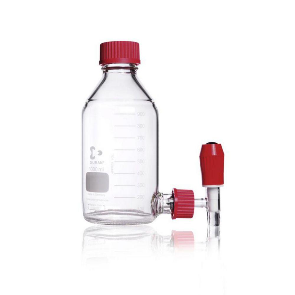 DWK Duran Aspirator Bottle, 1000 ml, GL 45 Neck, GL 32 Tubulature