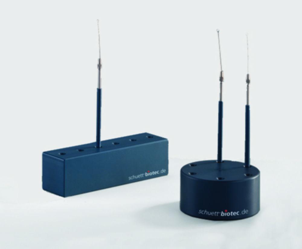 Schuett-Biotec Inoculating Loop Stand, 180x50x50 mm, PP, for 6 Inoculating Loops

