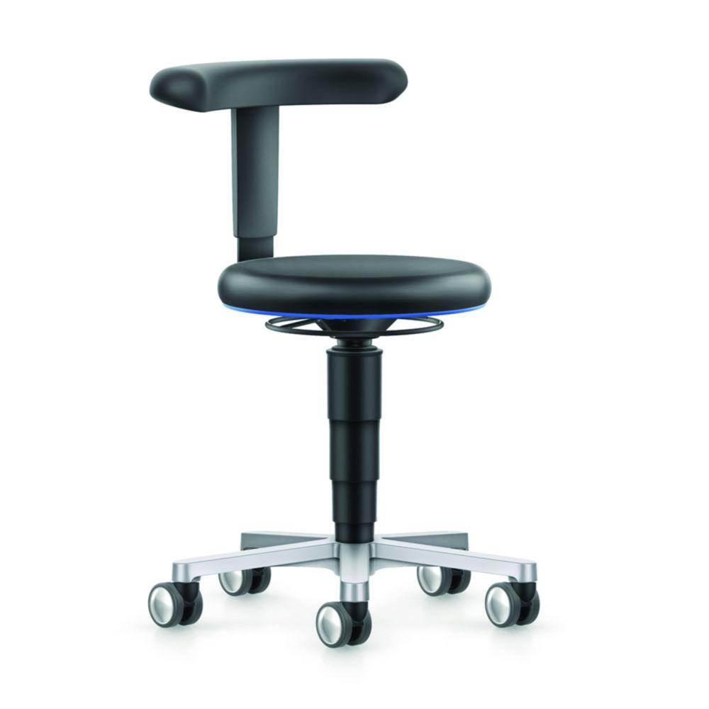 Interstuhl Büromöbel Medical/Lab Stool 2 Imitation Leather, on Castors, Colour Ring Blue, 450-650, #9463L-MG01-3277-71F