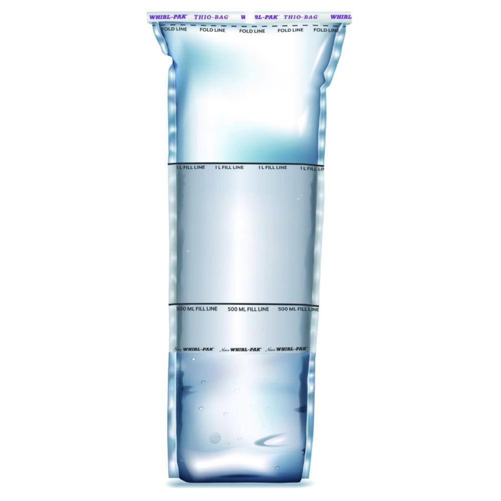 Whirl-Pak®-Thio-Bag® sample bags 75x185 mm PE, self-standing, 100 ml, sterile, pack of 100