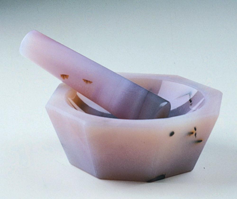 C.Giese Agate Mortar with Pestle – 60 mm Outer Diameter