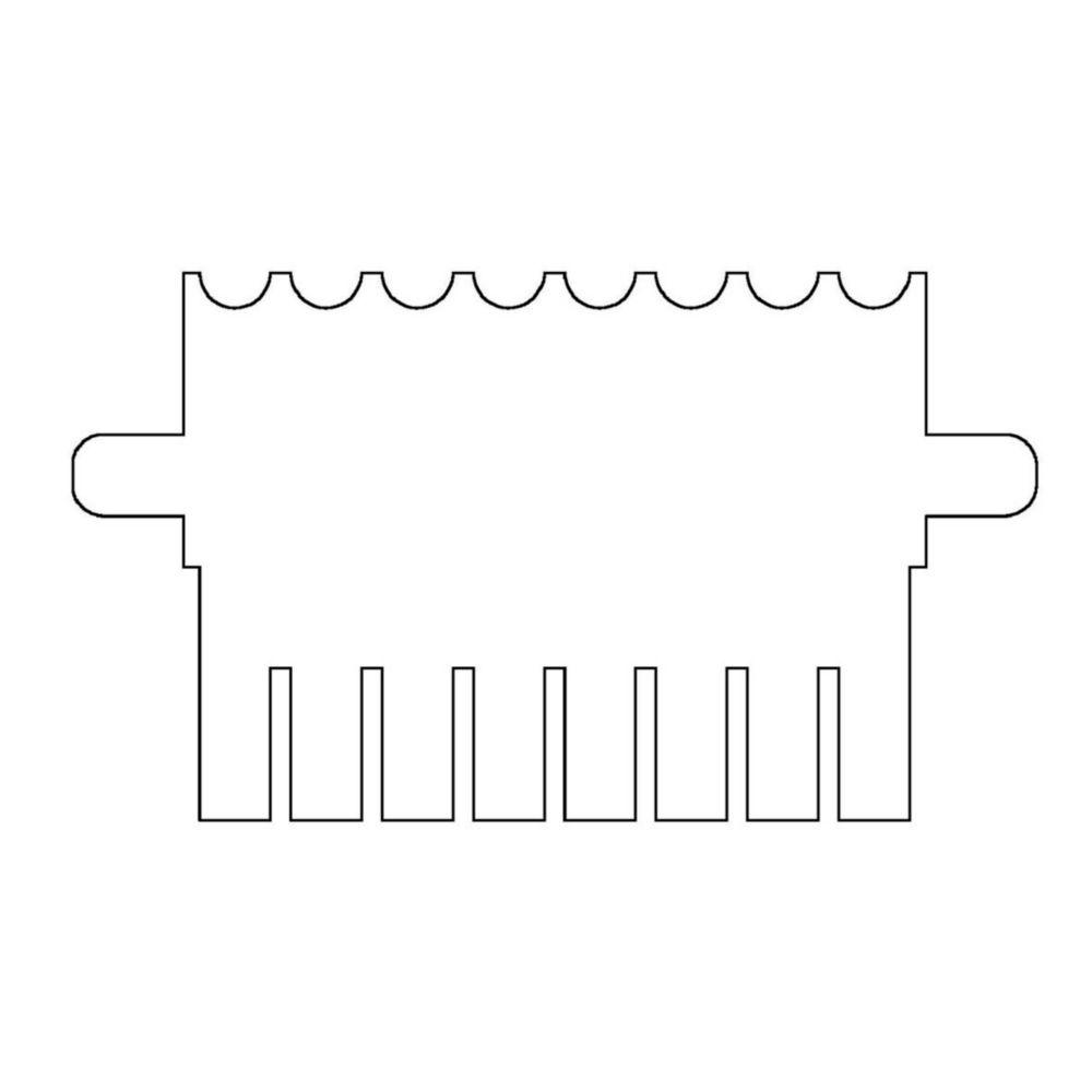 Thistle Scientific Comb with 8 Samples, 1.00 mm Thick