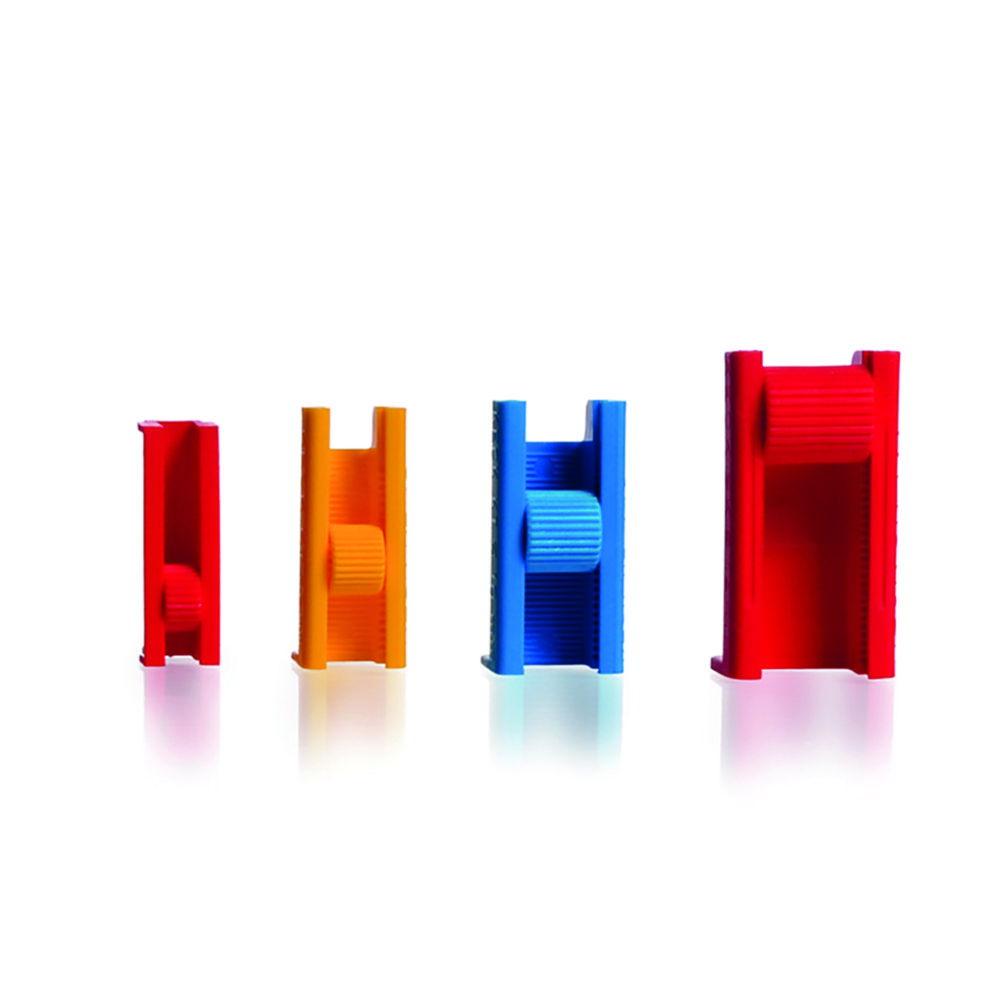 DWK Duran KECK PBT Tubing Clamp for 4.5 mm Tubes, Red