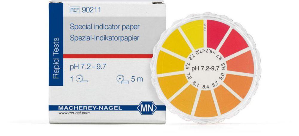 Macherey-Nagel Special Indicator Paper Roll 5 m, pH 7.2–9.7

