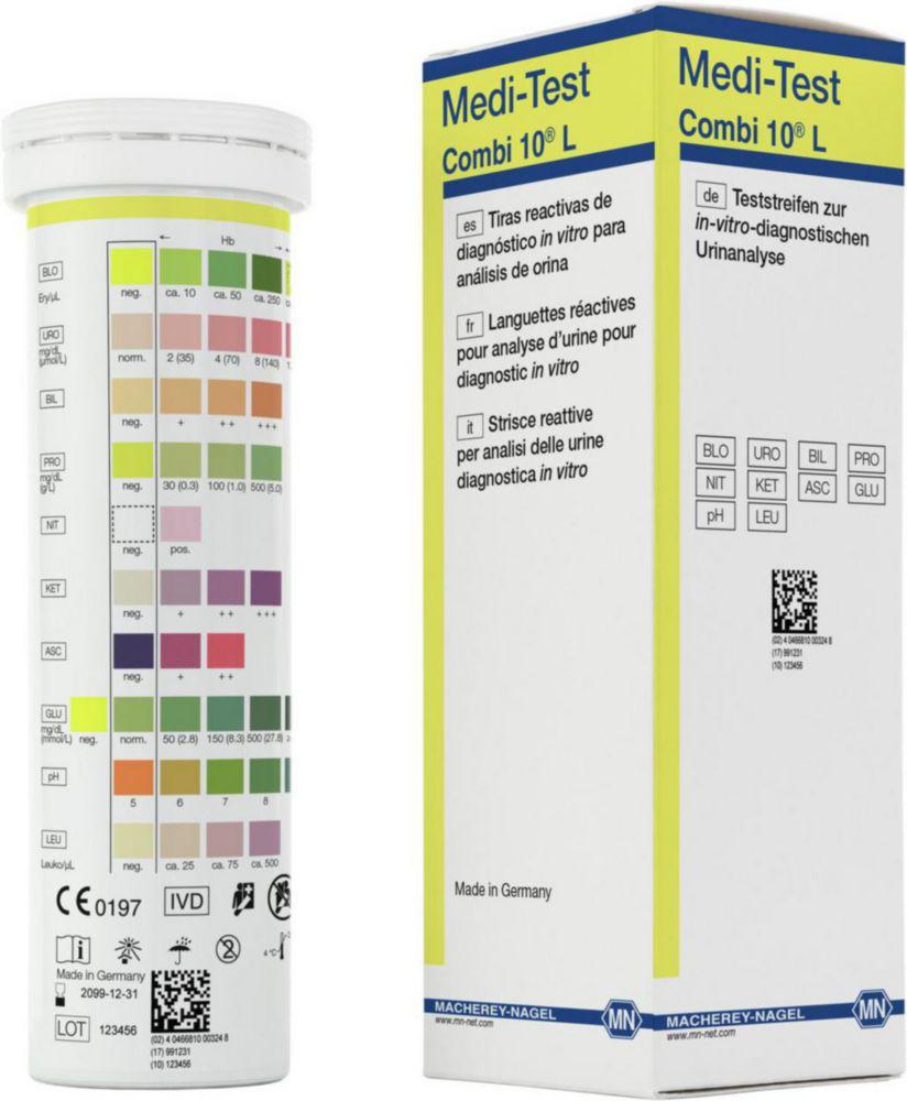 Macherey-Nagel MEDI-TEST Combi 10L Pack of 100 Strips

