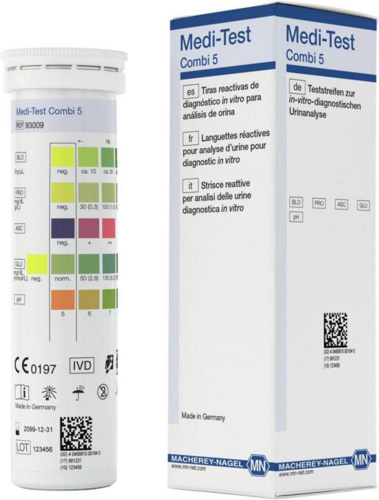 Macherey-Nagel MEDI-TEST Combi 5 Pack of 50 Strips

