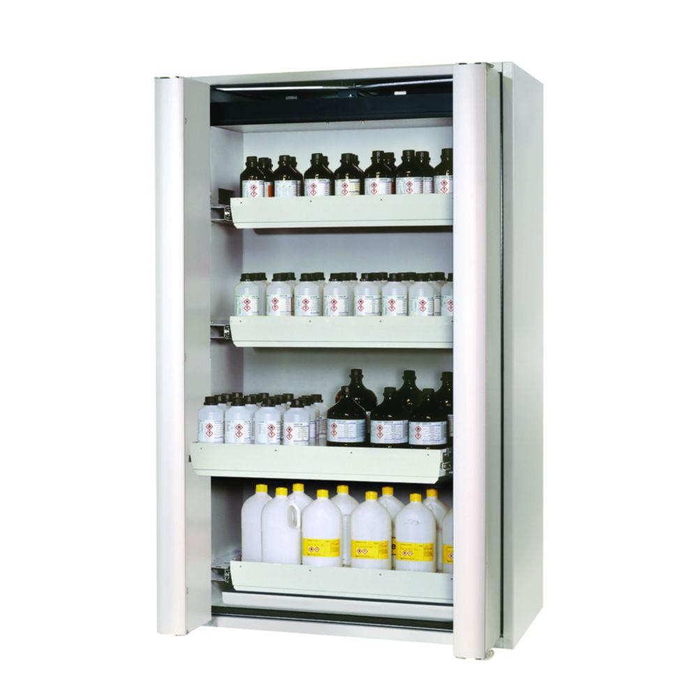 Asecos Safety Cabinet S-PHOENIX Vol.2-90 FDAC 1200 x 615 x 1968 mm, including 4 Drawers, RAL 7035
