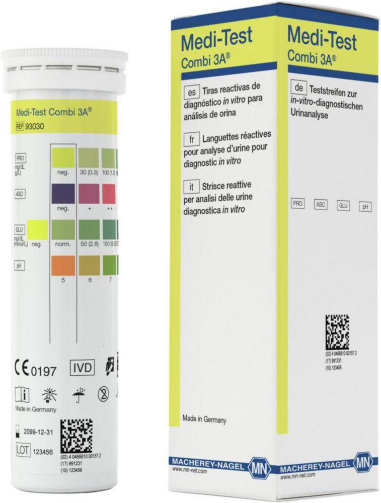 Macherey-Nagel MEDI-TEST Combi 3 A Pack of 100 Strips

