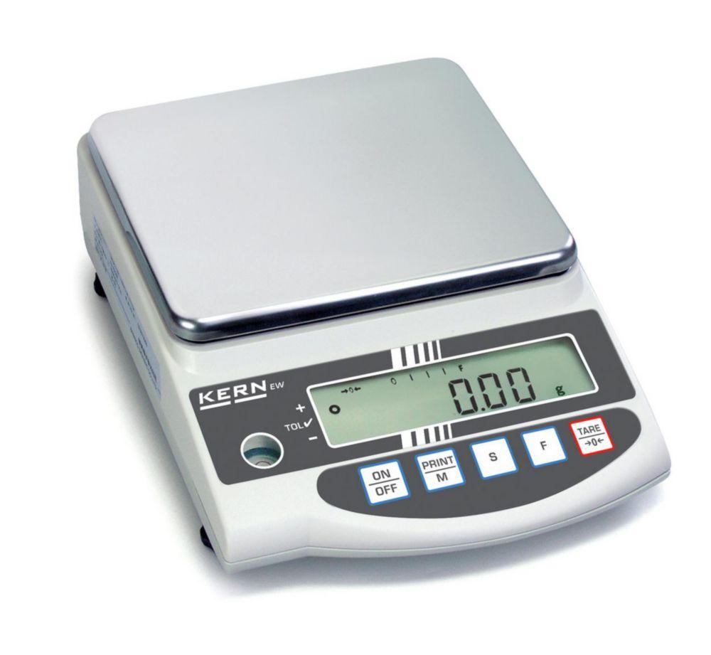Kern Precision Balance EW 12000-1NM, 12000 g / 0.1 g, Weighing Pan 180 x 160 mm