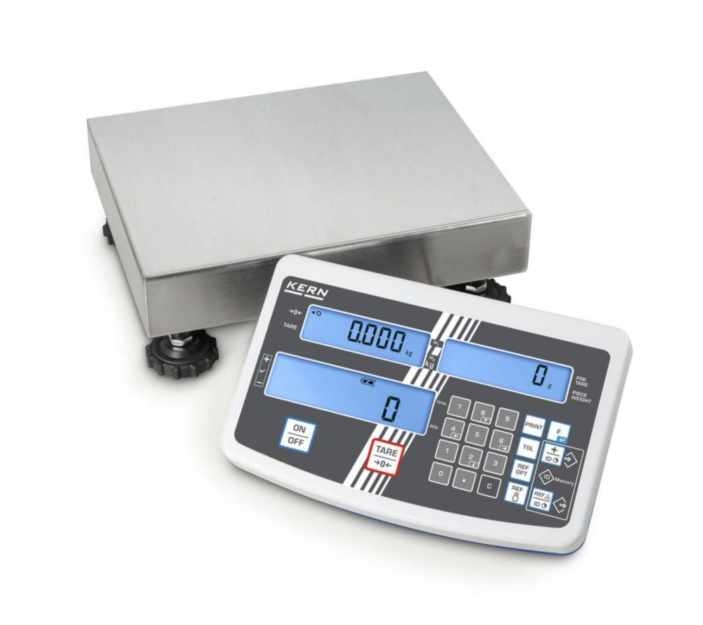 Kern Counting Scale IFS 10K-4, 6/15 kg / 0.1/0.2 g Dual Range, Weighing Plate 300×240×110 mm