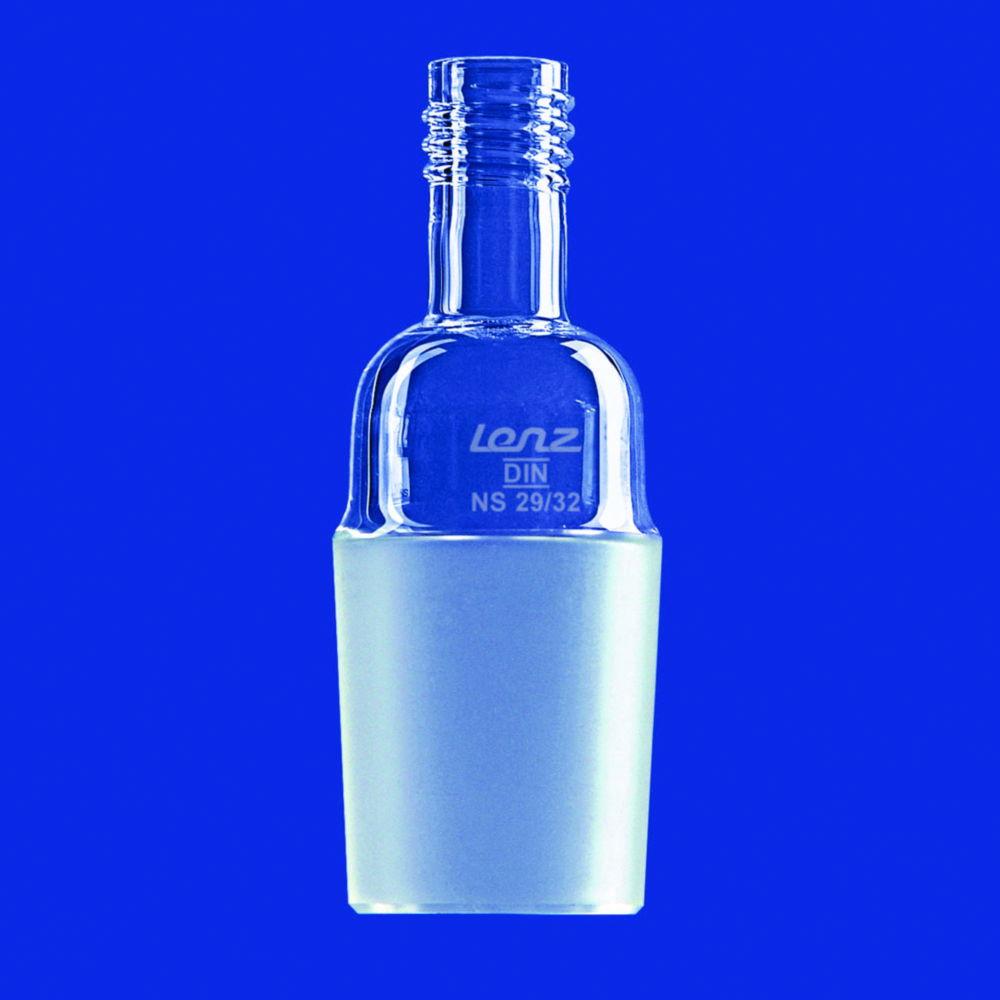 Lenz-Laborglas Screwthread Tube with NS Cone GL 14 Cone NS 19/26