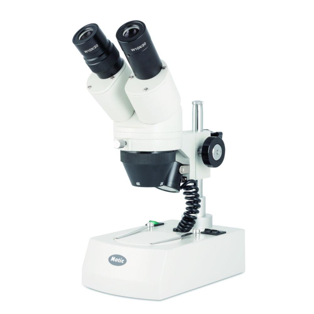 MOTIC Stereo Microscope ST-30C-2LOO Binocular Tubus, Wide Field Oculares WF10X/20mm, Objective Changer Type C: 2X, 4X