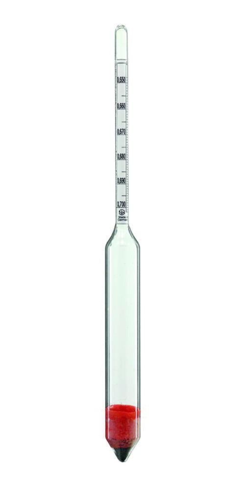 Ludwig Schneider Precision Density Hydrometer S50-110, 1.100–1.150:0.001 g/cm³, DIN 12791, Length 190 mm, without Thermo Scientificmeter