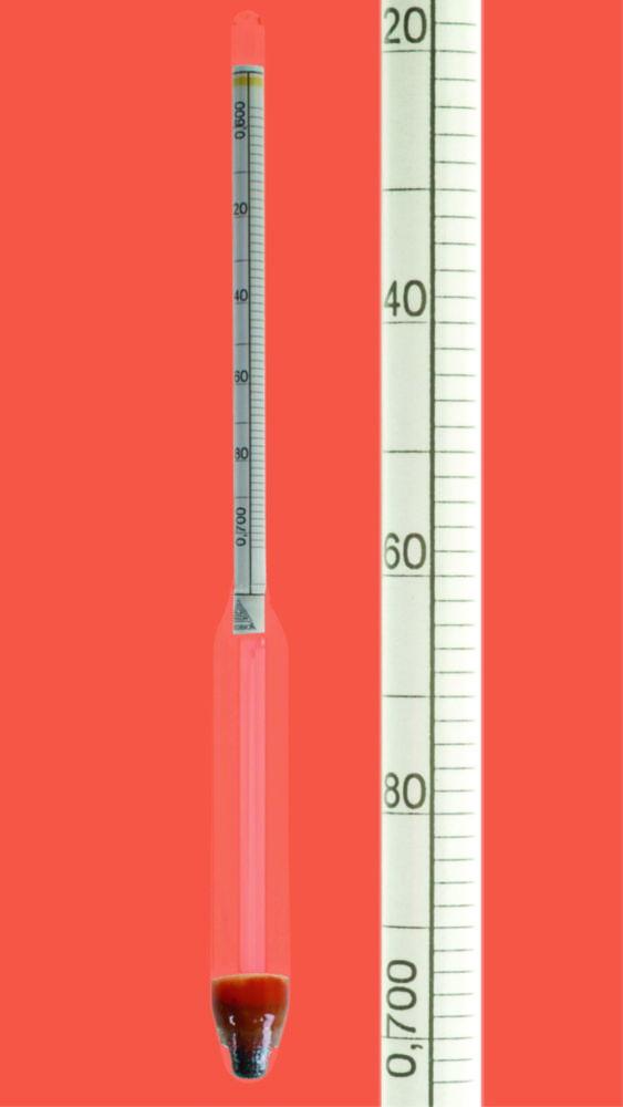 Amarell Density Hydrometer 1.800 - 1.900, 300 mm Long, without Thermometer