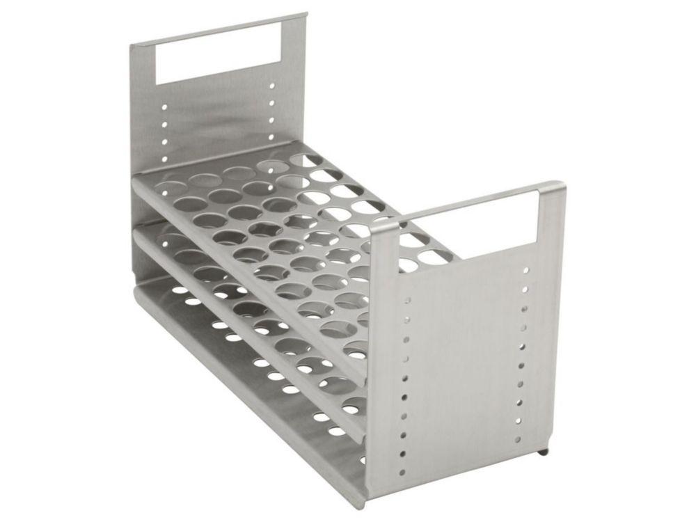 Julabo Test Tube Rack, Stainless Steel for 50 Test Tubes 100 x 17 mm for TW8, TW12, TW20