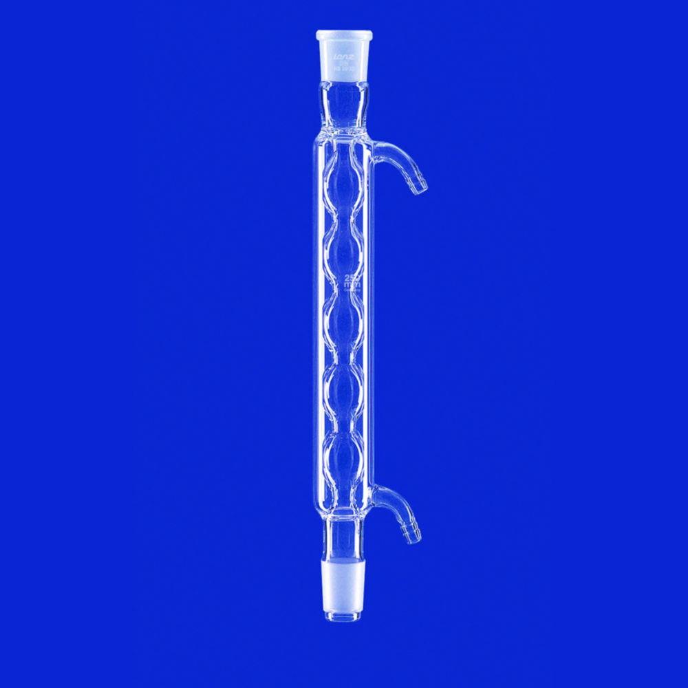 Lenz-Laborglas Allihn Condenser 250 mm, NS 24/29 Water Connection Olive

