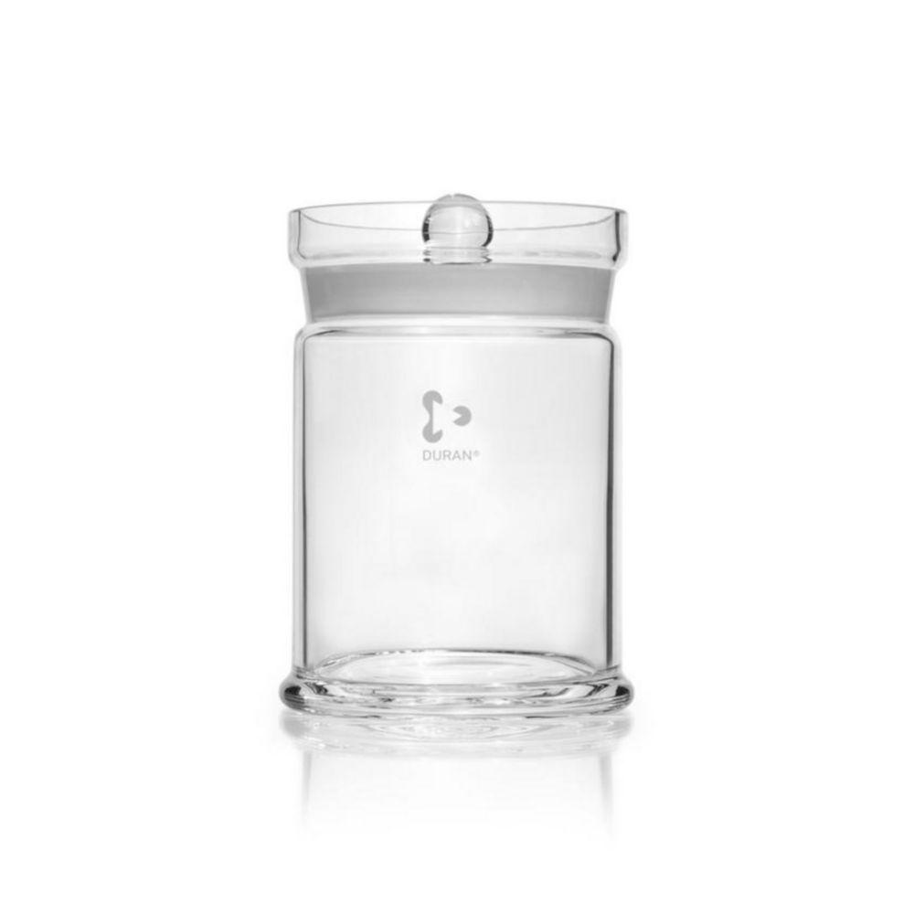 DWK Duran Specimen Jars, with Knob Lid, 100x150mm High