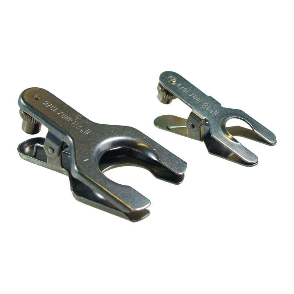LLG Fork Clamp, Stainless Steel for Spherical Joints S13, with Setting Screw

