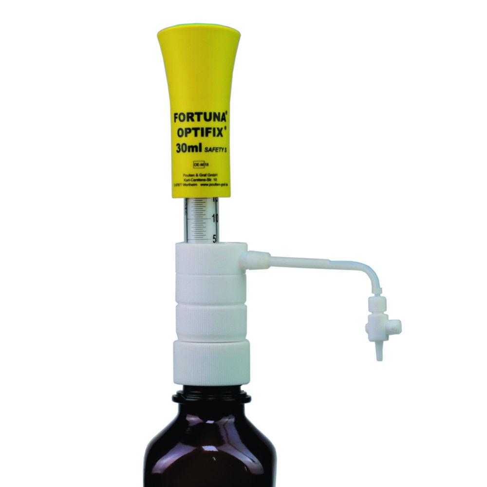 Poulten & Graf FORTUNA OPTIFIX Safety S Dispenser (20-100 ml) with Safety Cock Plunger, PTFE-Coated