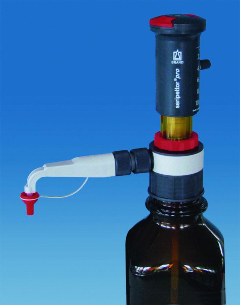 BRAND Seripettor Pro 2.5-25 ml Bottle Top Dispenser without SafetyPrime Valve