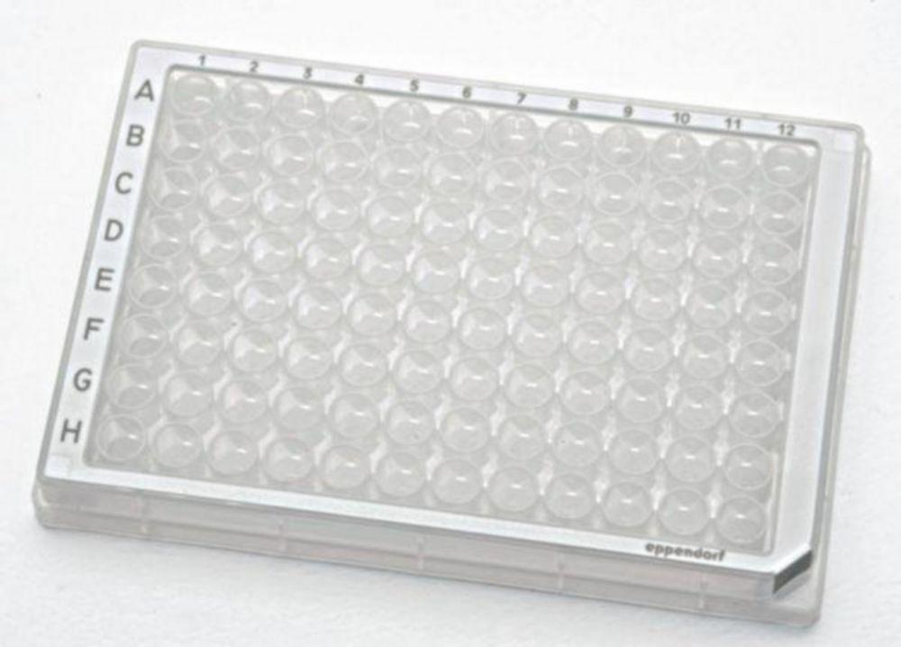 Eppendorf Microplate 96/U-PP, Clear Wells, Border Color White, PCR Clean, Pack of 240 Plates

