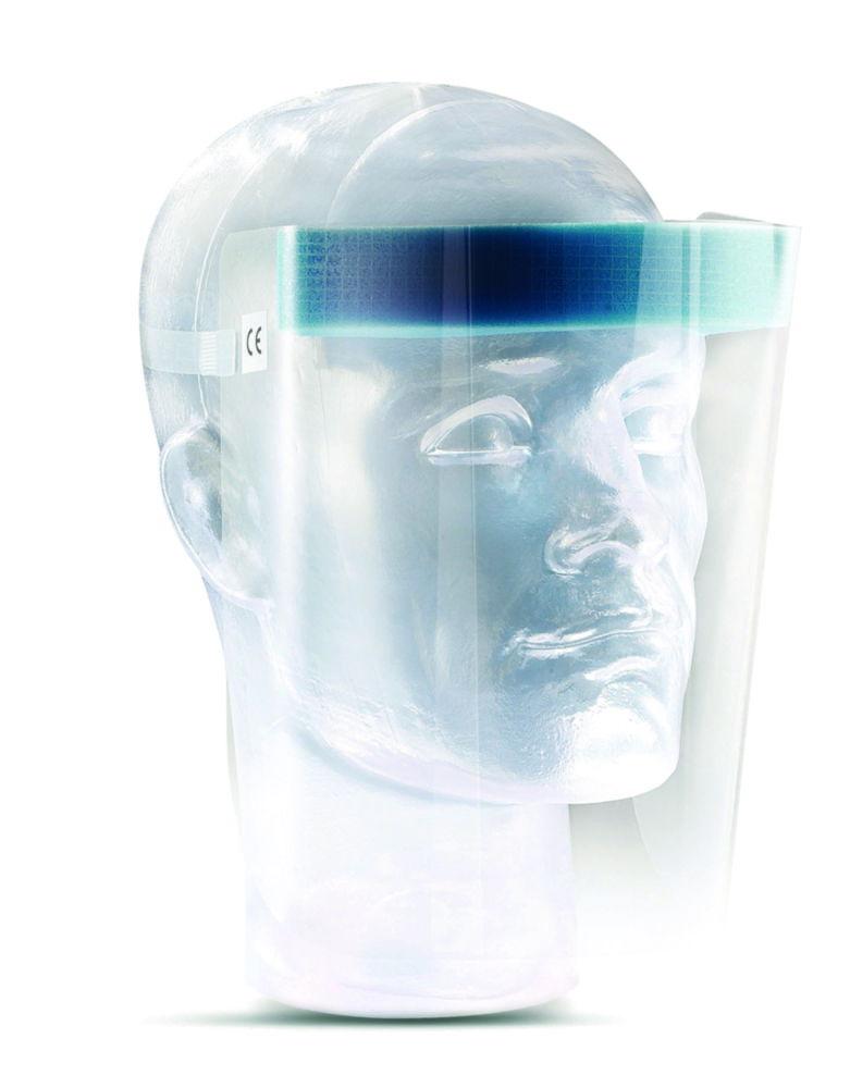 LLG Disposable Protection Visor, Clear Lens, Elastic Headband, Anti-Fog, Pack of 20