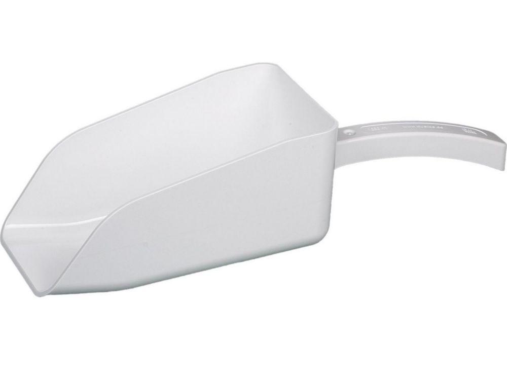 Bürkle SteriPlast Sample Scoop 1000ml Disposable, PS, White, Single Packed, Gamma Sterilised, Pack of 10