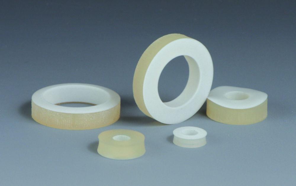 Bohlender Gasket and Washer for GL 32 Dia. 29mm x Dia. 10mm, Silicone-PTFE