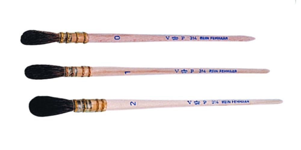 Pinselmanufaktur Oval Black Goat Hair Brush – 9 mm Diameter

