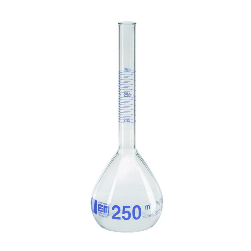 Hirschmann Volumetric Flask 40 ml, Subdiv. 0.5 ml, DURAN, Prepacking Regulation