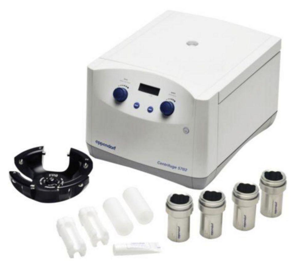Eppendorf Centrifuge 5702 including Rotor A-4-38 and 15/50ml Adapter, 230 V / 50/60Hz