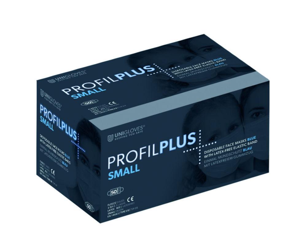 Unigloves OP Mouthguard Profile Plus Small Blue Fleece Ear Loop Round, Pack of 50

