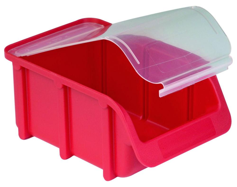 Hünersdorff Storage Bin PP Size 2/L Red 100x215/185x75mm without EAN

