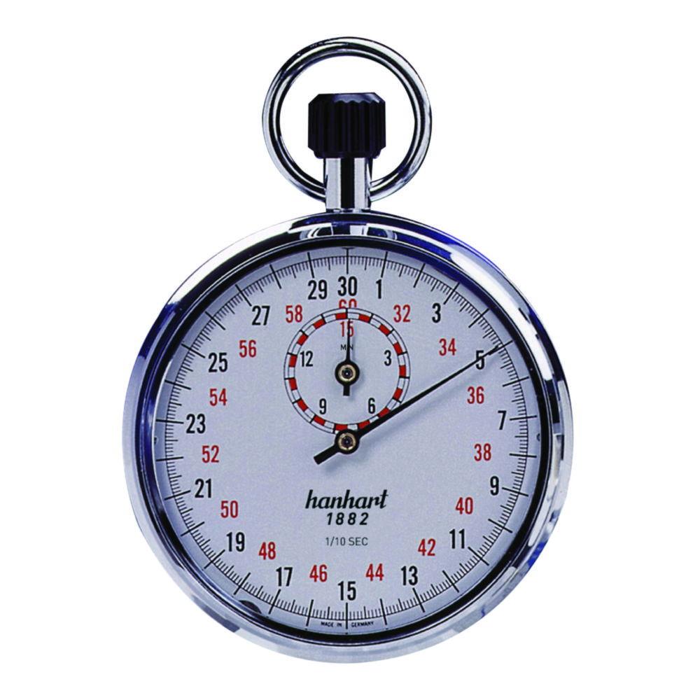 Hanhart 1882 Crown Stopwatch, Metal Housing, 1/10 Seconds