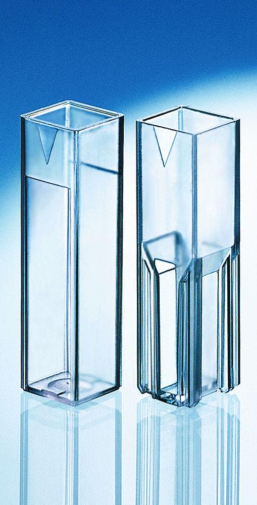 BRAND Cuvettes, Makro, Min. 2.5ml, 4 Optical Windows, UV Transparent, Pack of 500