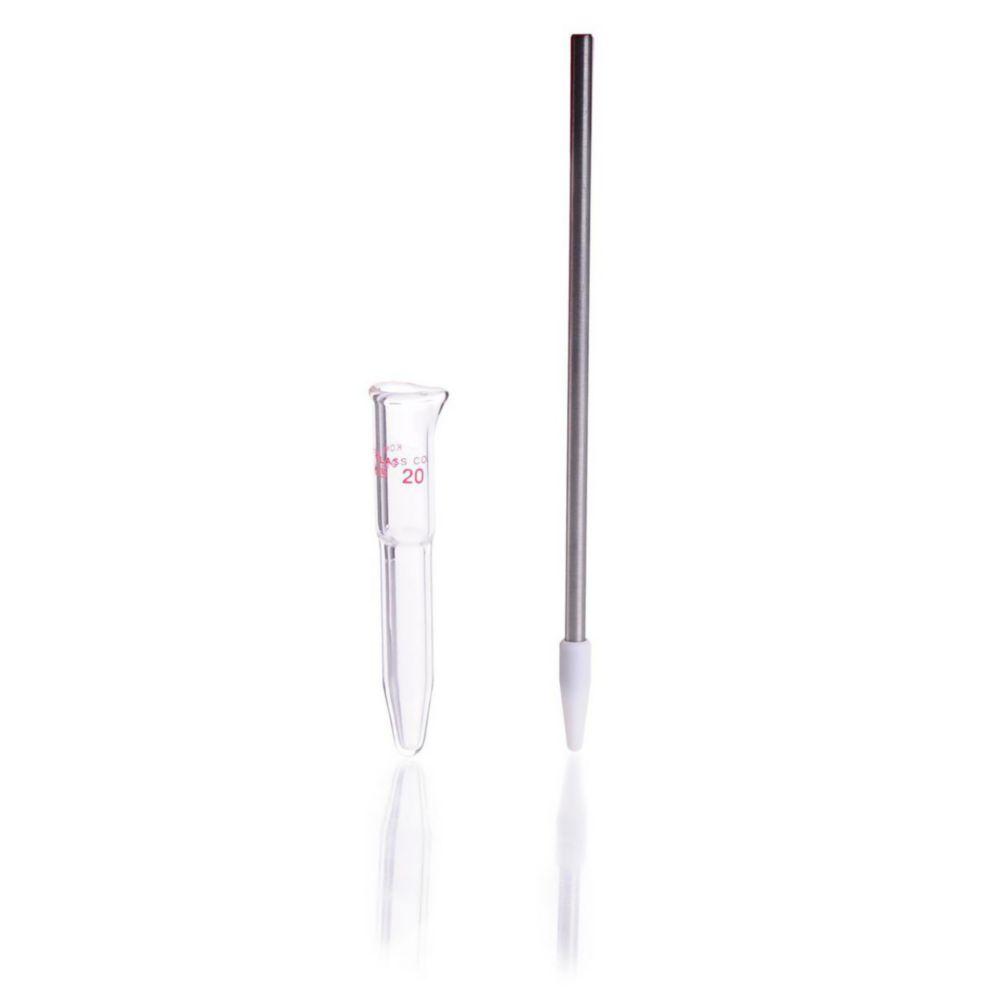 DWK Kimble DUALL Homogenizer with PTFE Pestle, 1 mL Capacity, Size 20​
