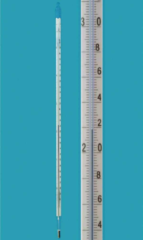 Amarell Laboratory Thermometer -10/0...+100:1°C 305 mm, Red Special Filling