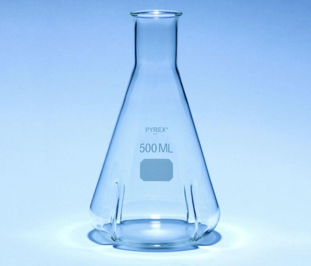 DWK  Flasks Baffled 2000 mL, 4 Baffles, Borosilicate Glass

